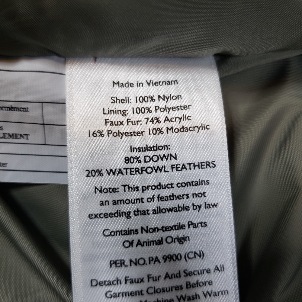Eddie Bauer Mens Superior Down Parka Dark Loden (Green) 3XLT Weatheredge - Picture 15 of 16
